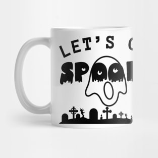 Let's get spooky vintage Halloween costume | Light colors Mug